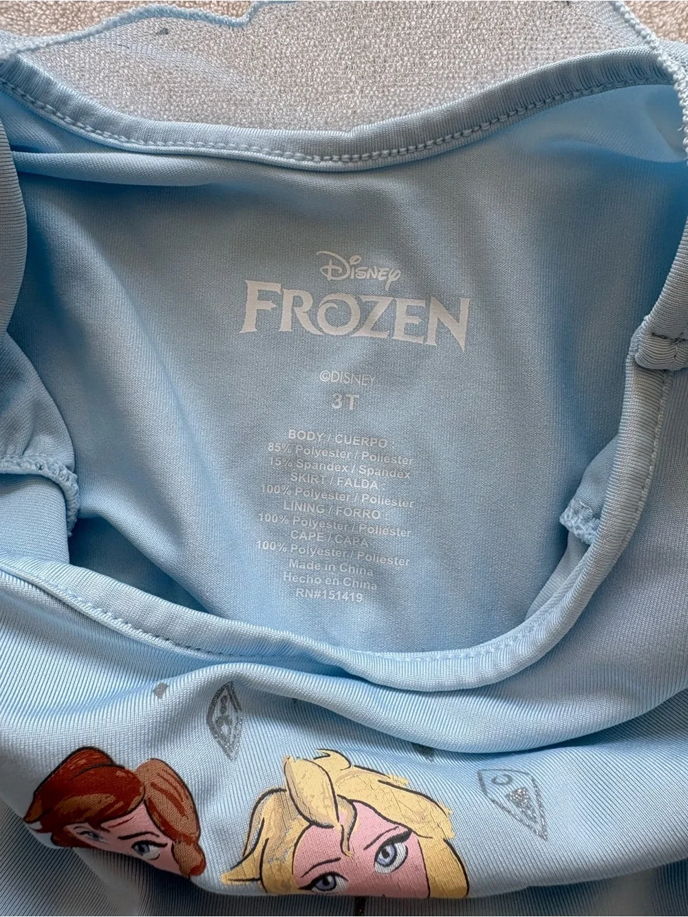 Girls Frozen Elsa Anna Dress Tutu Costume 3T